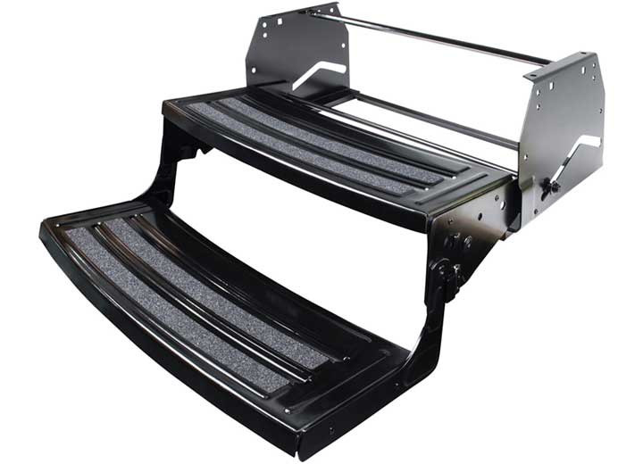 Lippert 432682 Radius Manual RV Step - 24" Wide Double 8" Step