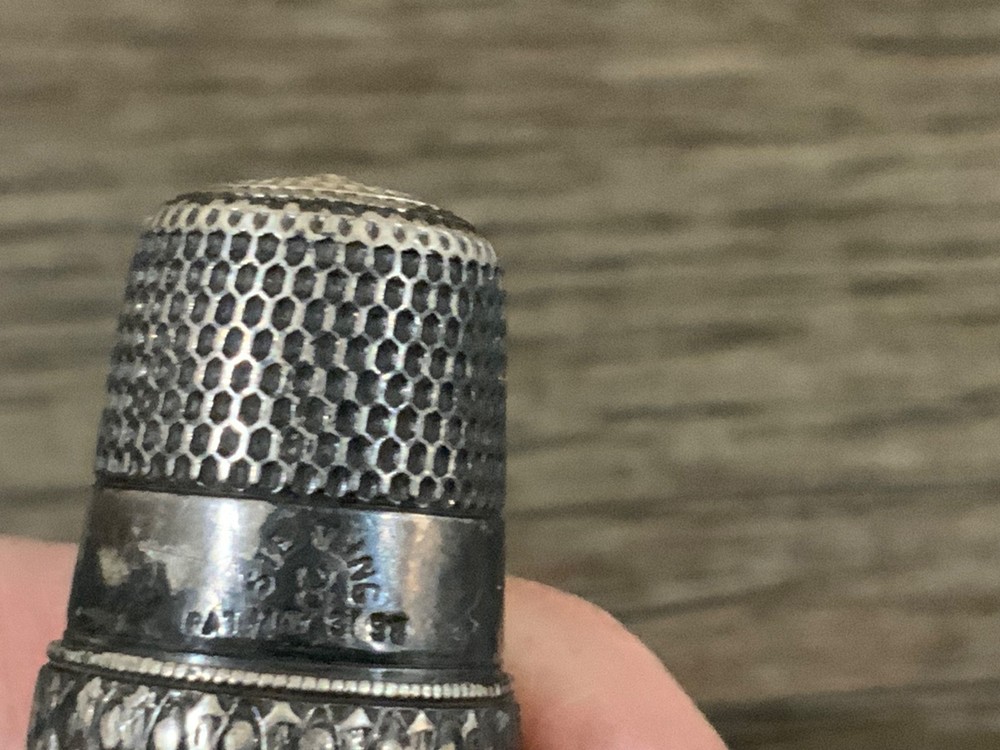 Three Sterling Silver Thimbles