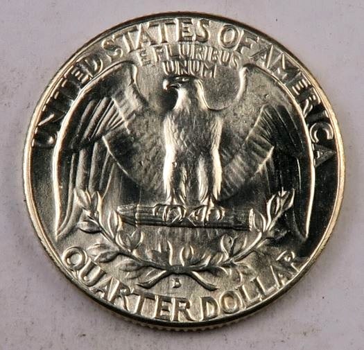 1943-D Washington Quarter ~ Gem BU ~ 90% Silver ~ 1 Coin