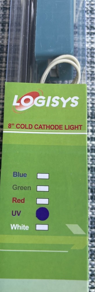Logisys Single 8” Inch Cold Cathode Fluorescent Lamp (UV)