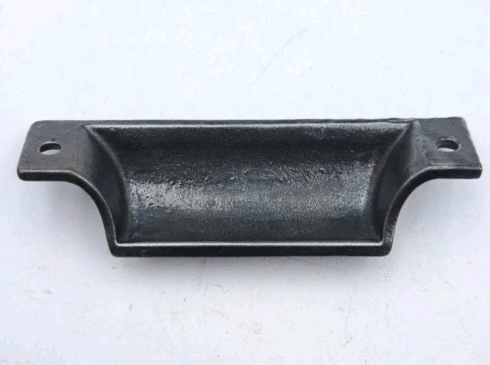 Antique Bin Pull Apothecary Drawer Pull Handle Old Eastlake Cast Iron Hardware