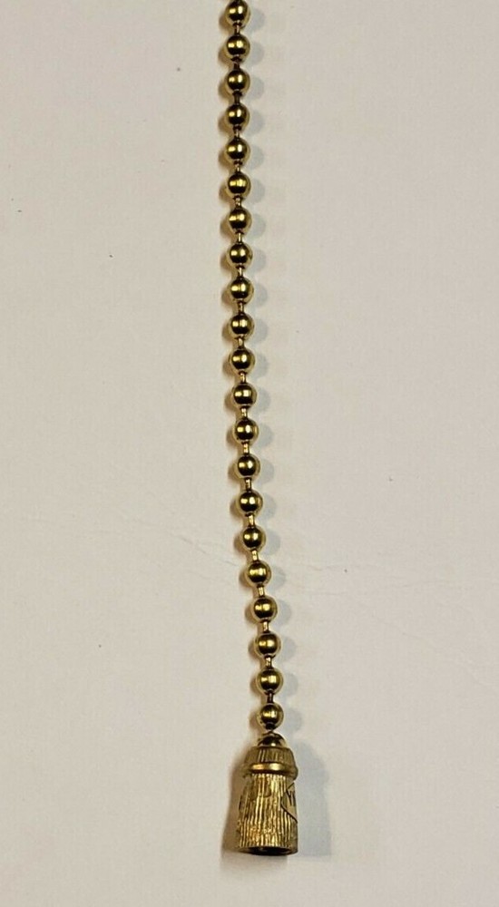 NEW UNFINISHED BRASS TASSEL PULL WITH 6" LONG FOR PULL CHAIN SOCKETS 20925UJB
