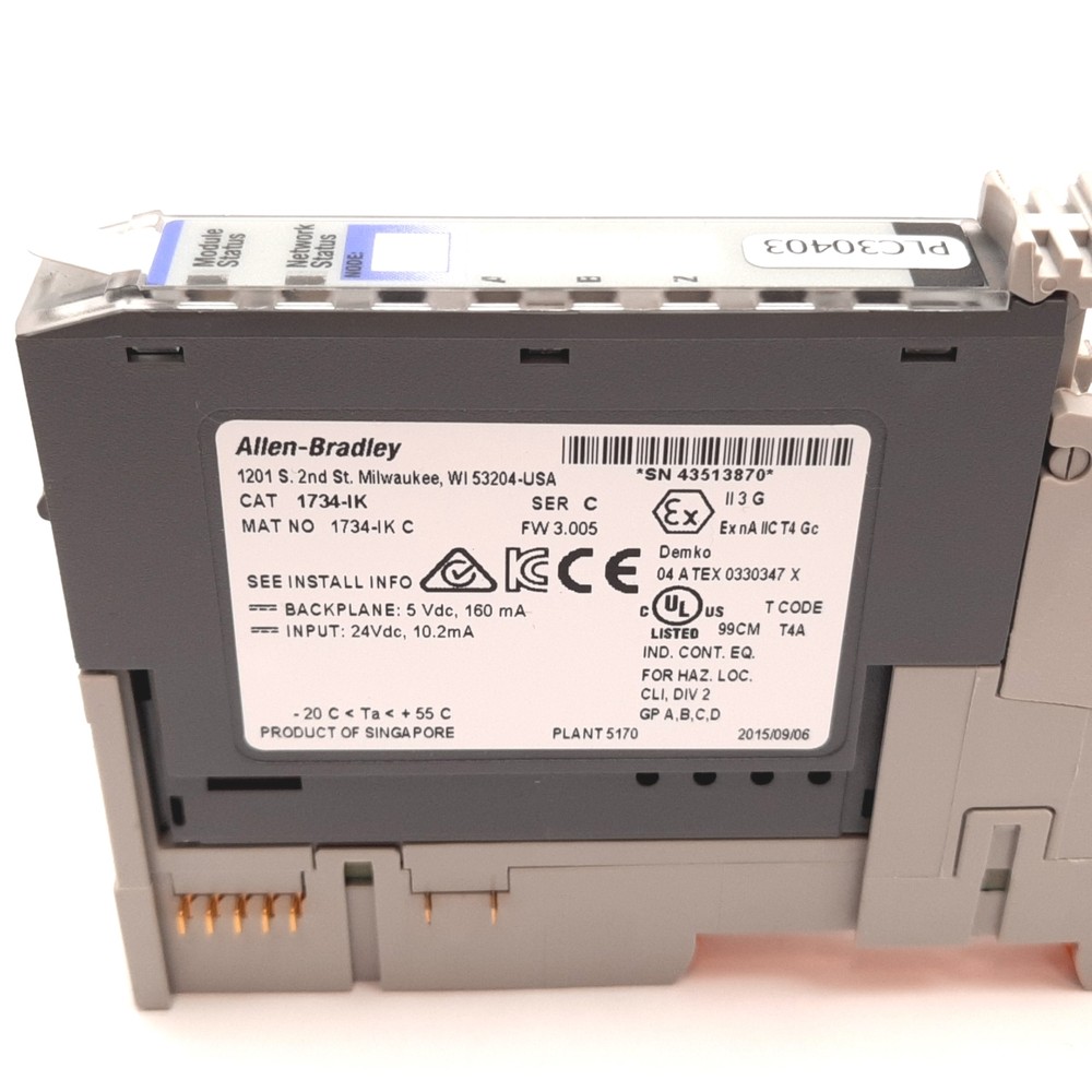 Allen Bradley 1734-IK Incremental Encoder/Counter Interface Module 5V / 24VDC