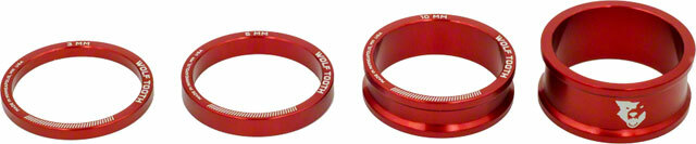 Wolf Tooth Components Headset Spacer Kit 3 510 15mm Red