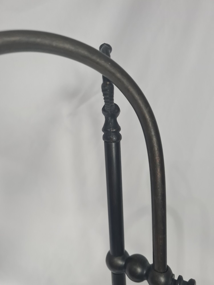 Statement Industrial Campaign Desk Lamp | Solid Heavyweight Task Light | 56cm