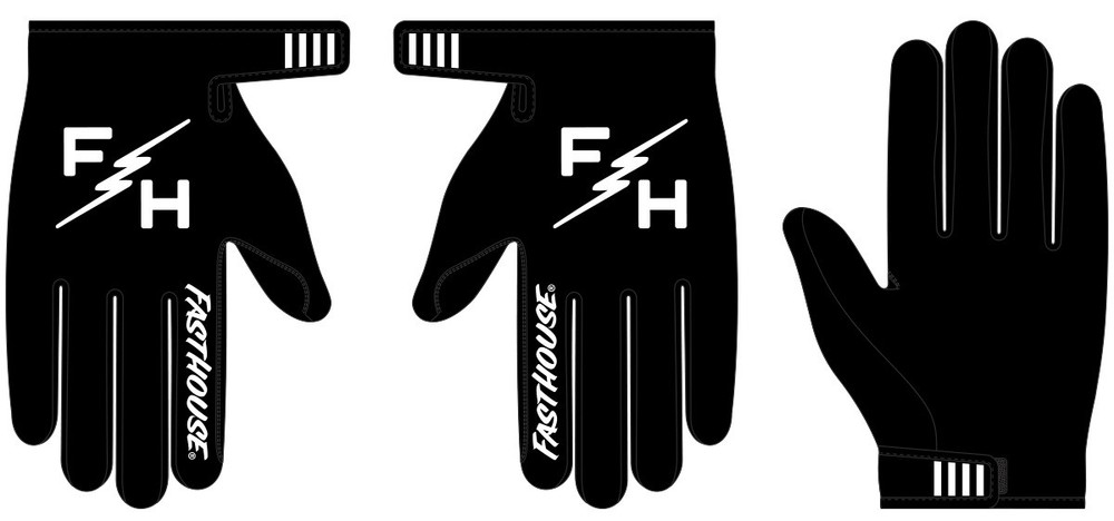 FastHouse Carbon Eternal Glove Black Medium