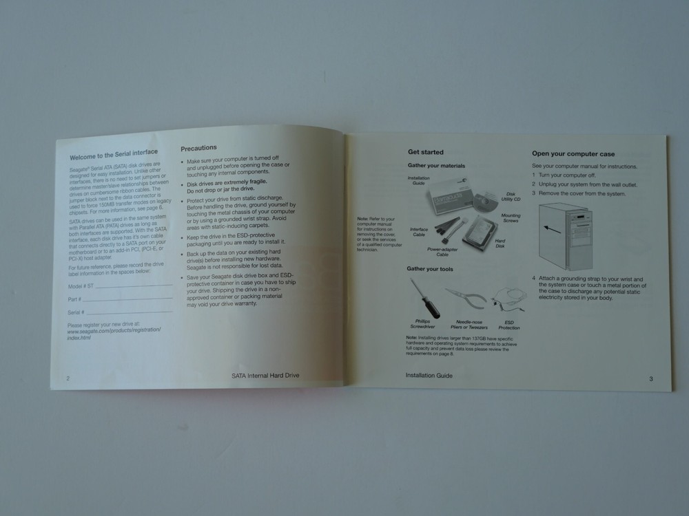 Seagate - Barracuda - Installation Guide