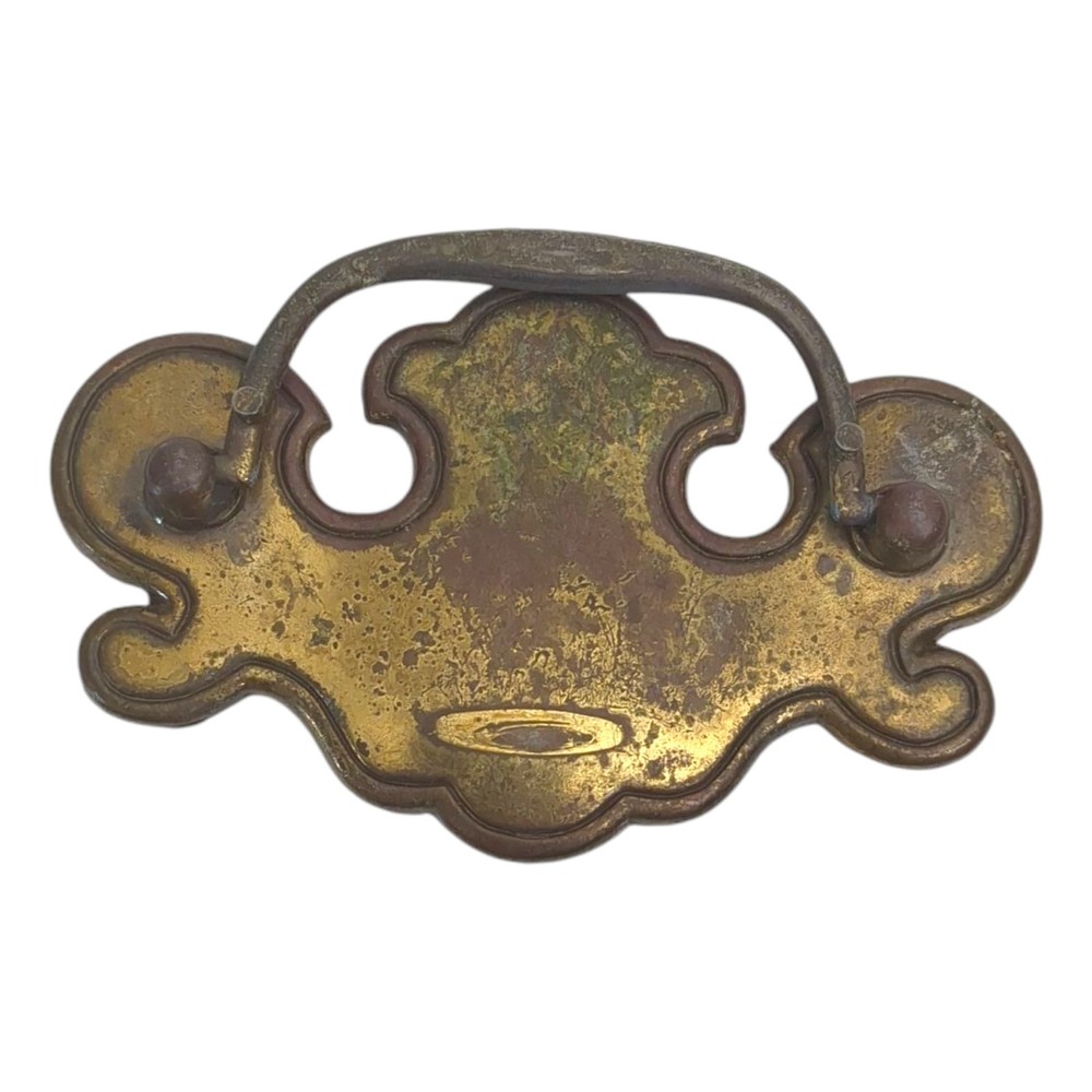 Vintage Brass Chippendale Batwing Drawer Pull Handles 2 1/2” B-604-0