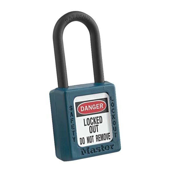 Master Lock 406Ylw Lockout Padlock, Keyed Different, Thermoplastic, Yellow, 1