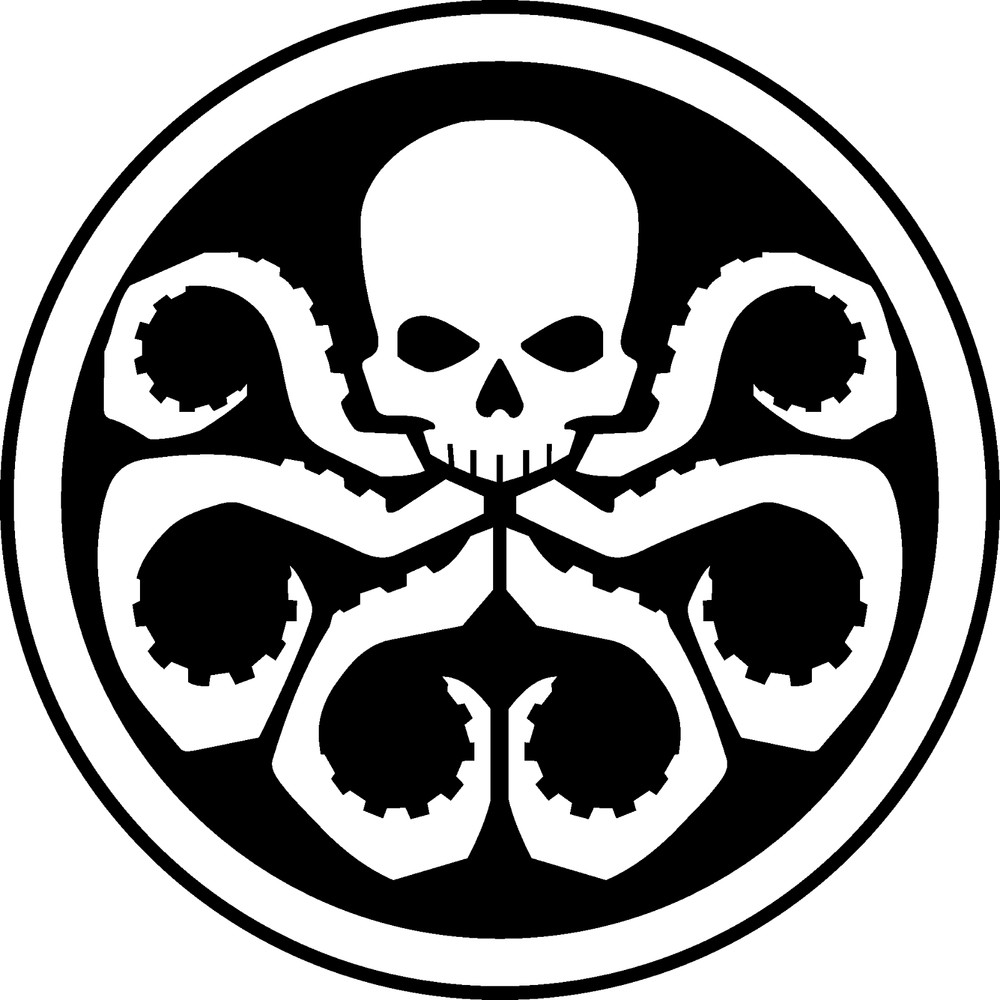 Hydra Logo Comics Sticker XV