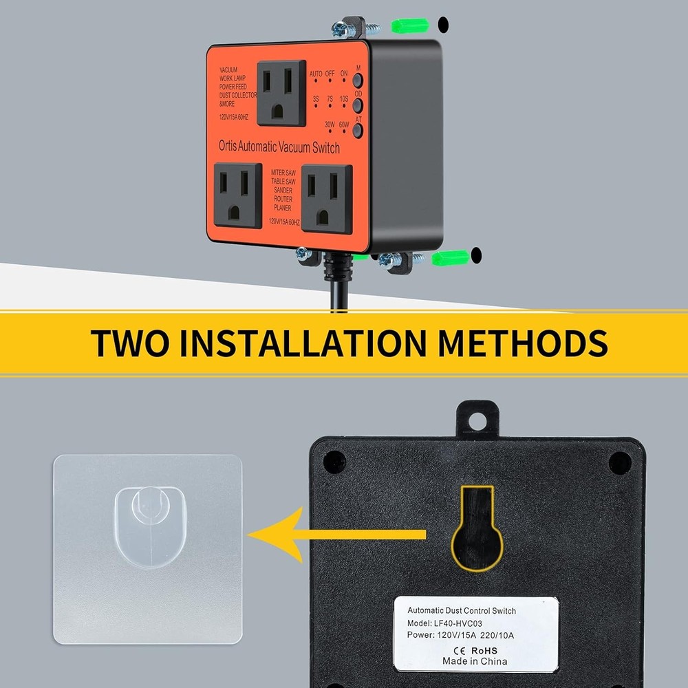 Automatic Vacuum Switch Dust Control Autoswitch More Power Tools Delay Vacuum