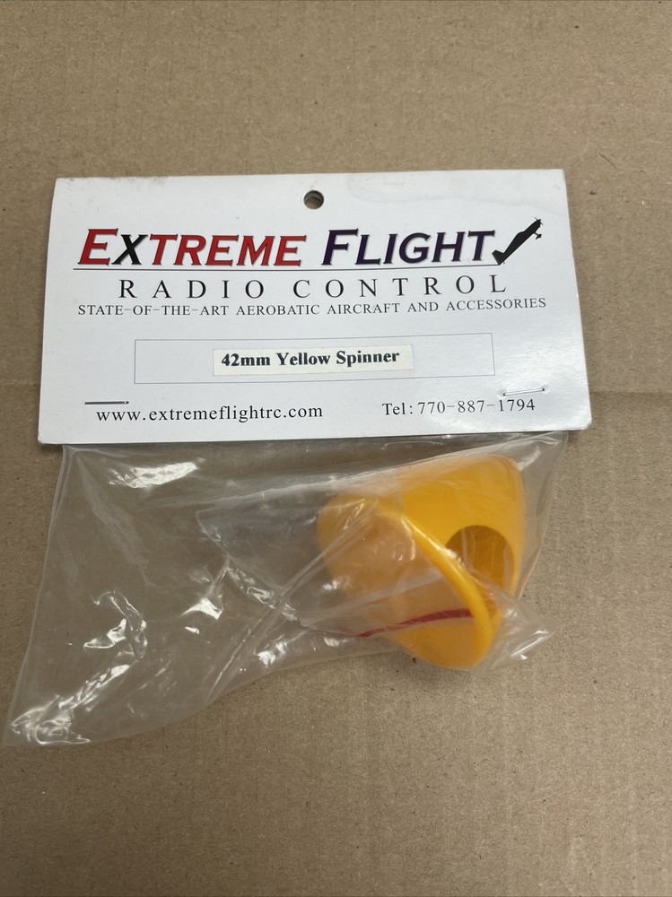 Extreme Flight Radio Control 42mm Yellow Spinner