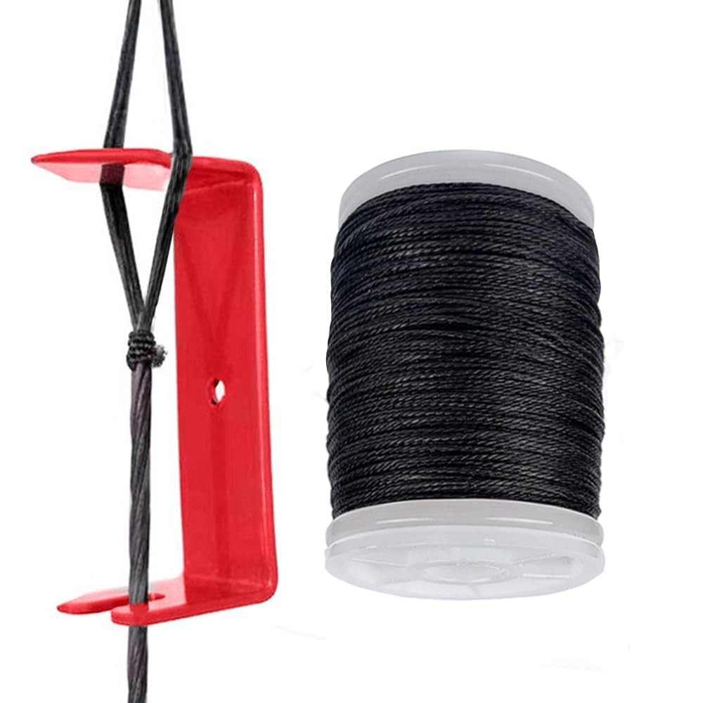 - QI HUO JU - Archery Bow String Separator Tool and Bowstring Serving Black