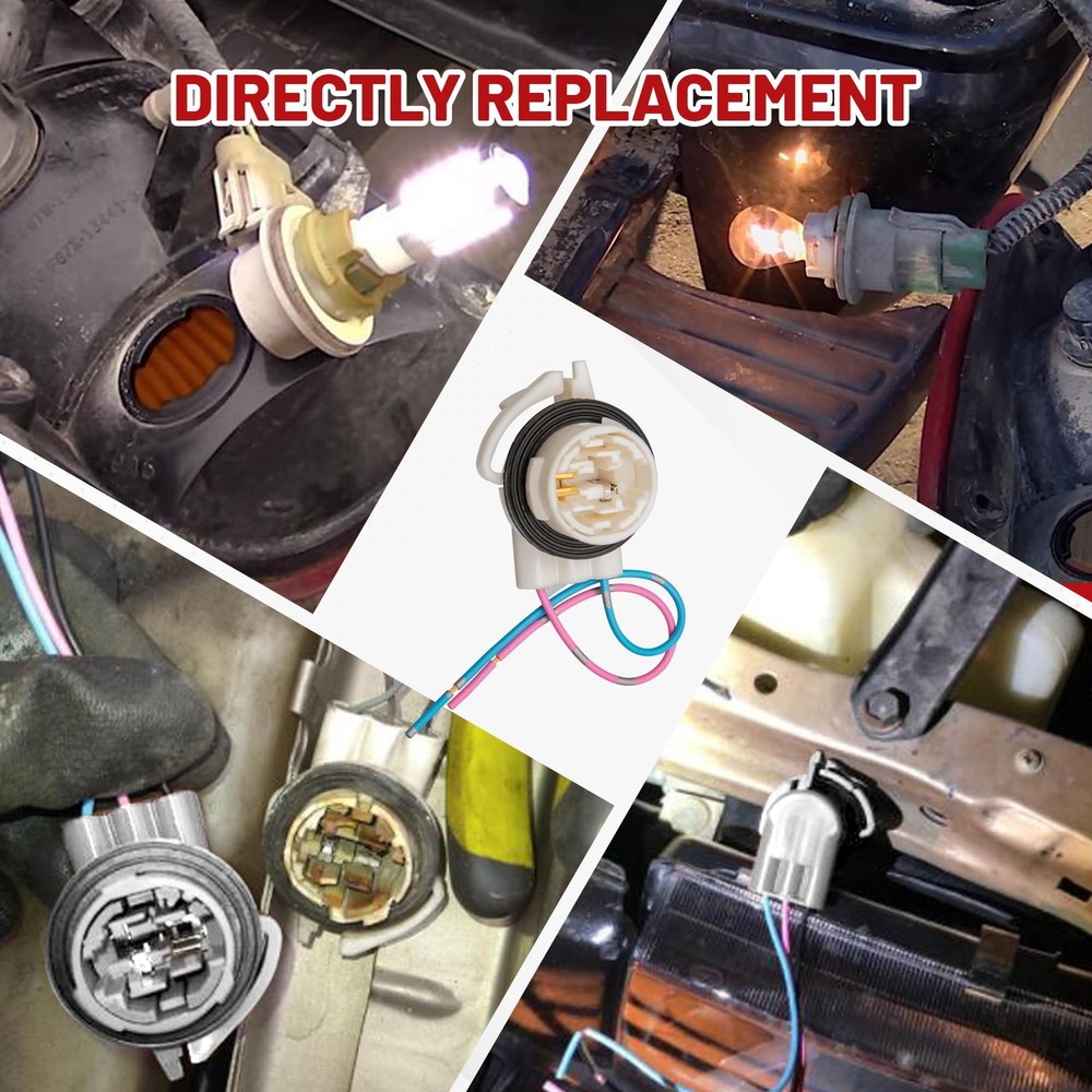 Headlight Wiring Harness Socket 3056 3156 3157 LED Connector Plug Select GM GMC
