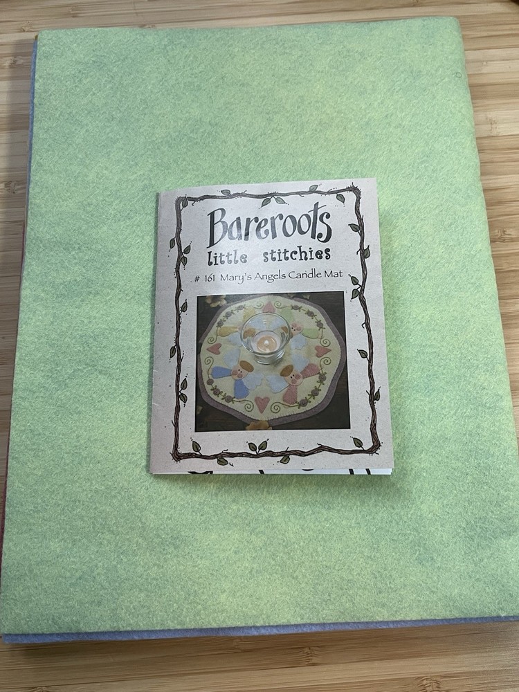 Bareroots - Mary’s Angels Candle Mat Pattern & all Wool Felt Needed!