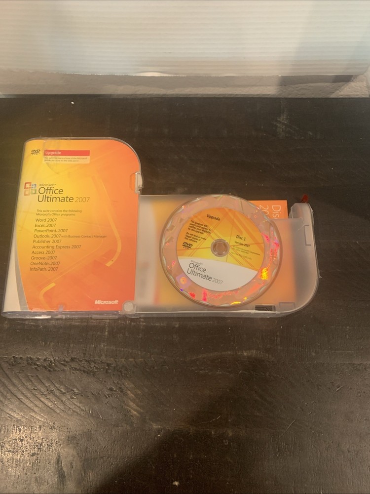 MS Office Basic 2003 + MS Office Ultimate 2007 UPGRADE Bundle