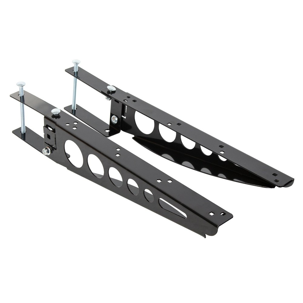 Pair RV 4" Square Rear Bumper Mounting Cargo Carrier Box Support Arms Bracket
