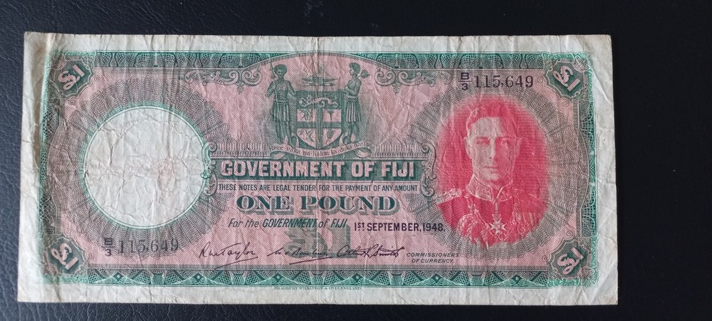 Fiji £1 Pound, 1948, (P-40c)