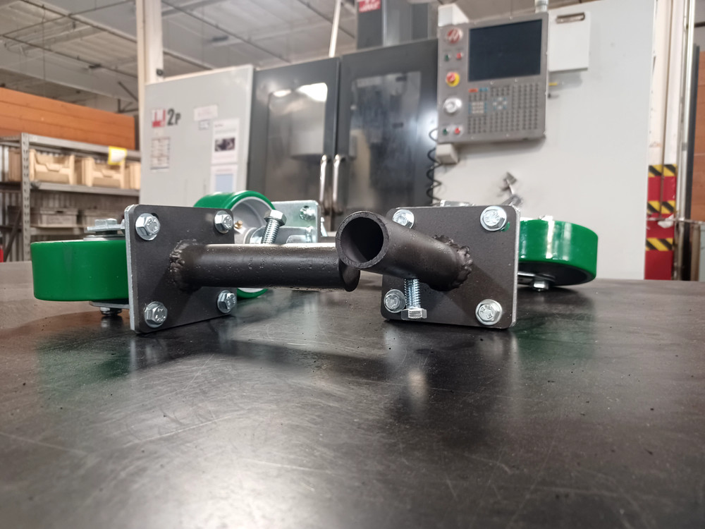 Casters and Slip Plates - 900 Lbs load capacity
