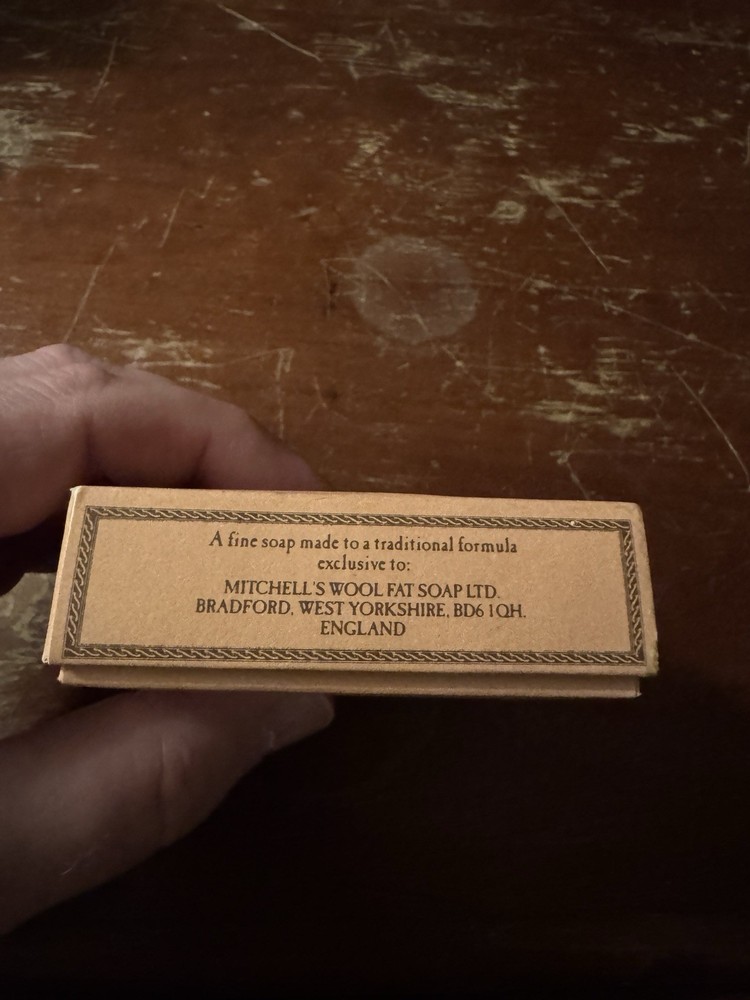 Mitchell's Wool Fat Shaving Soap Discontinued.