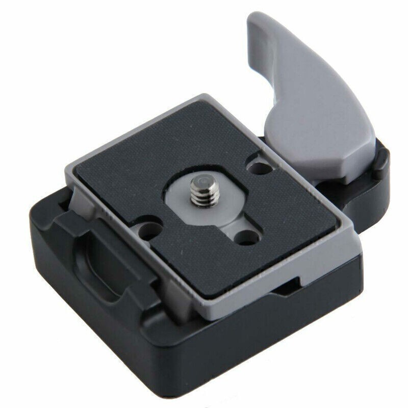 Black Camera Plate Adapter For 3/8” Nuts Plate Quick Release Connection Adapter