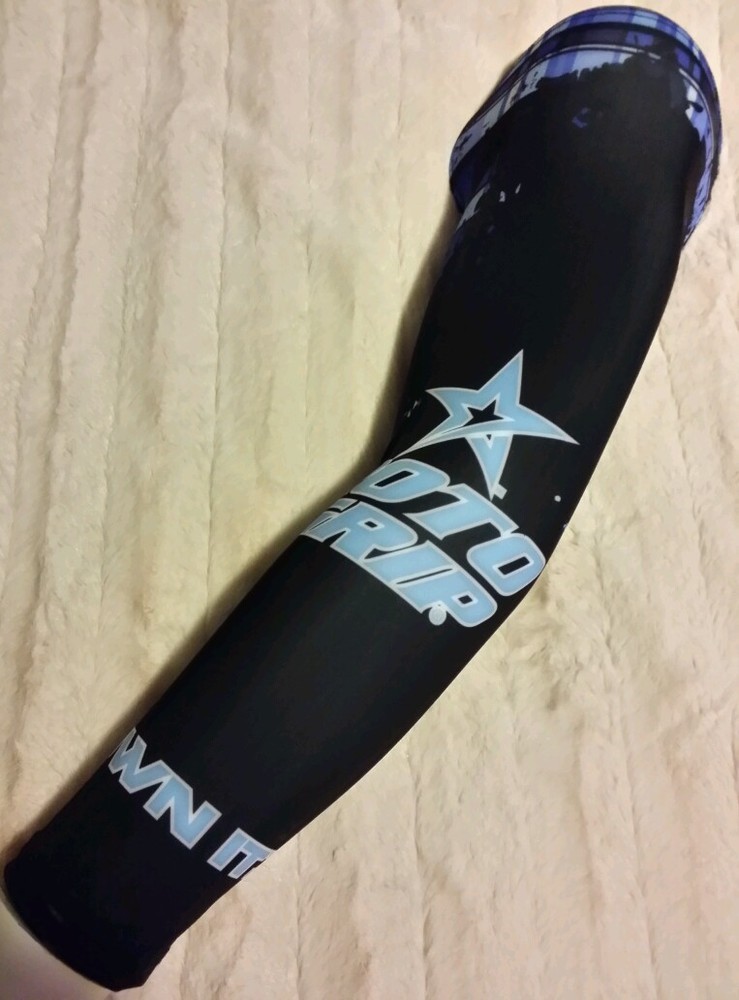 Medium Roto Grip Compression Sleeve, Blue Grunge