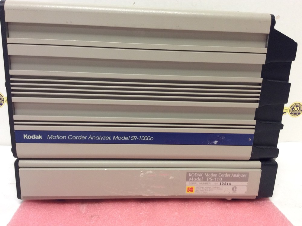 Kodak Motion Corder Analyzer model SR-1000c & PS-110 slow motion camera control