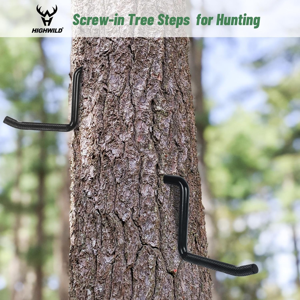 Screw-In Tree Step Blinds Step up Climbing Tree - Pack of 8 - S