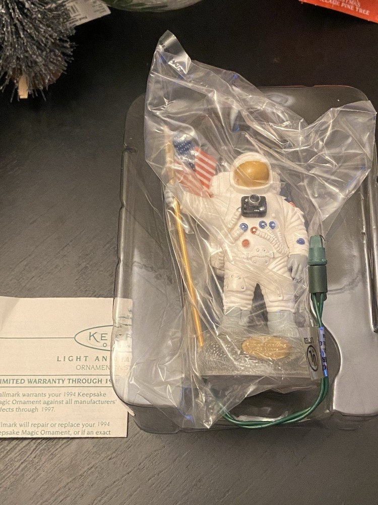 1994 Hallmark Keepsake, The Eagle Has Landed Ornaments.