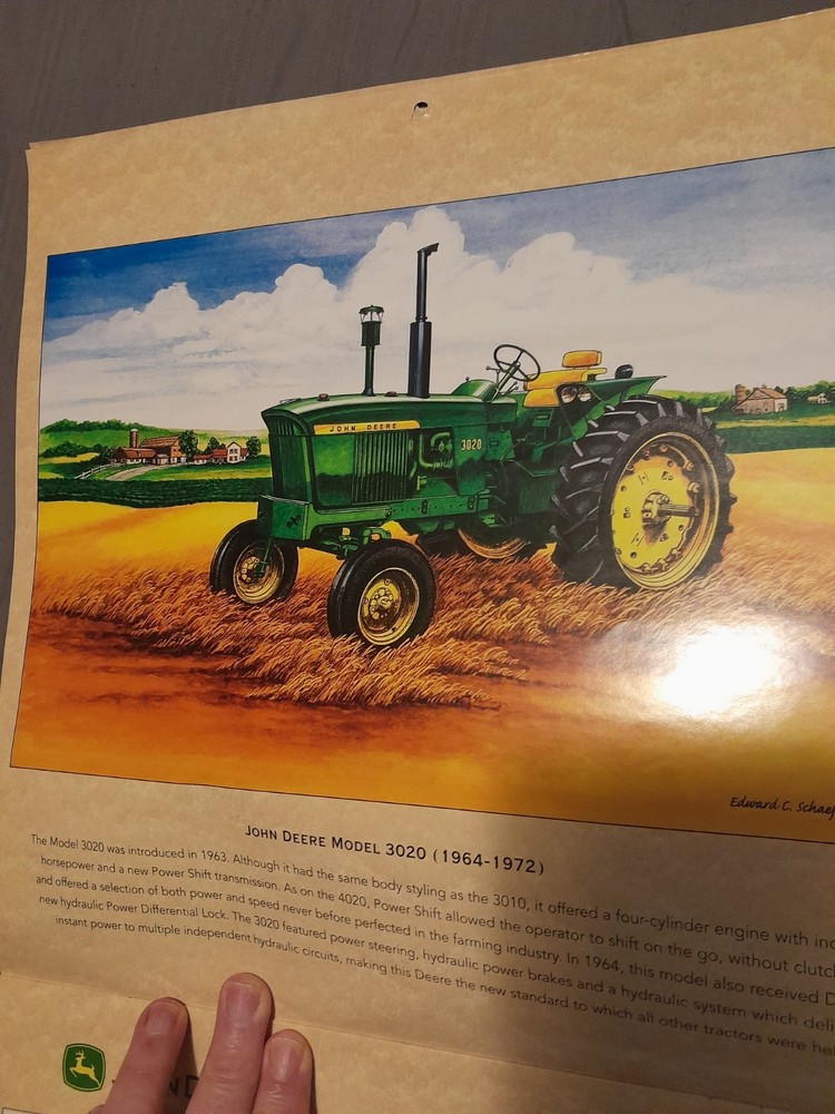 John Deere 2008 Calendar Good Preowned Condition