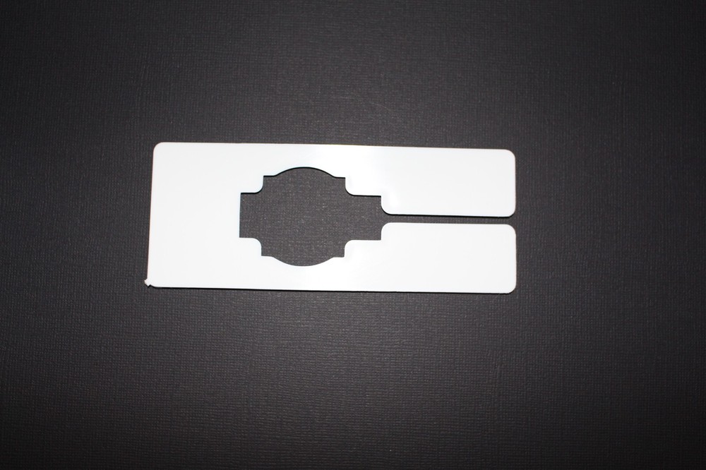 Plastic Blank Rectangular Size Dividers for Retail Clothing Racks (20)