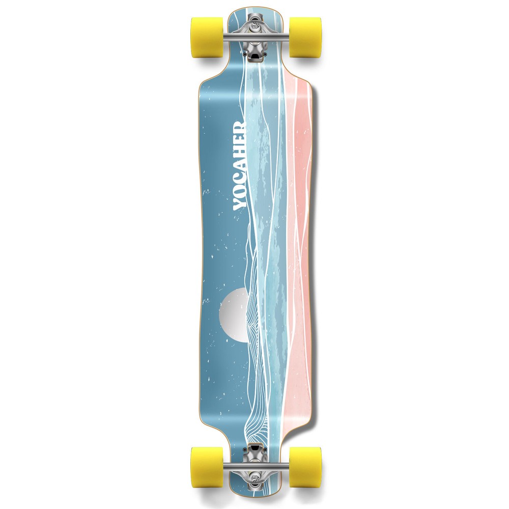YOCAHER Longboard Complete - Earth Series - Horizon Night