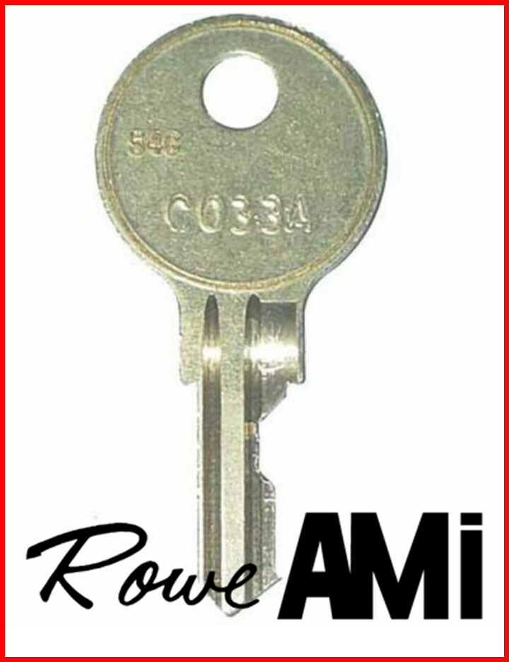 AMI Rowe Jukebox Key to code you select by key code