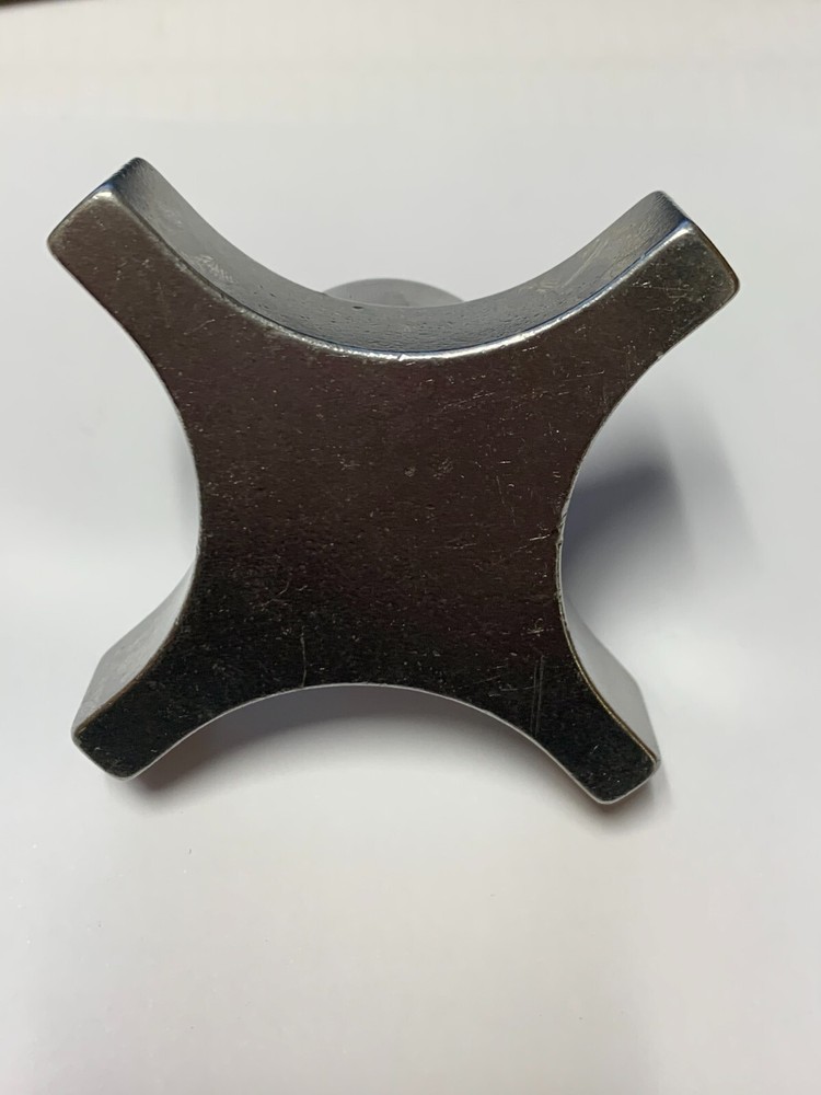 Aluminum Extrusion, Four Lobed Knobs, Luster Finish, Blank Knobs