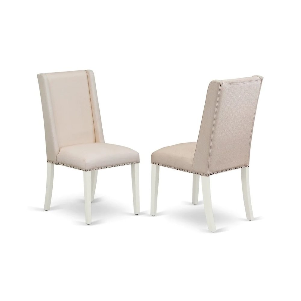 Dining Room Set Linen White, DLFL5-WHI-01