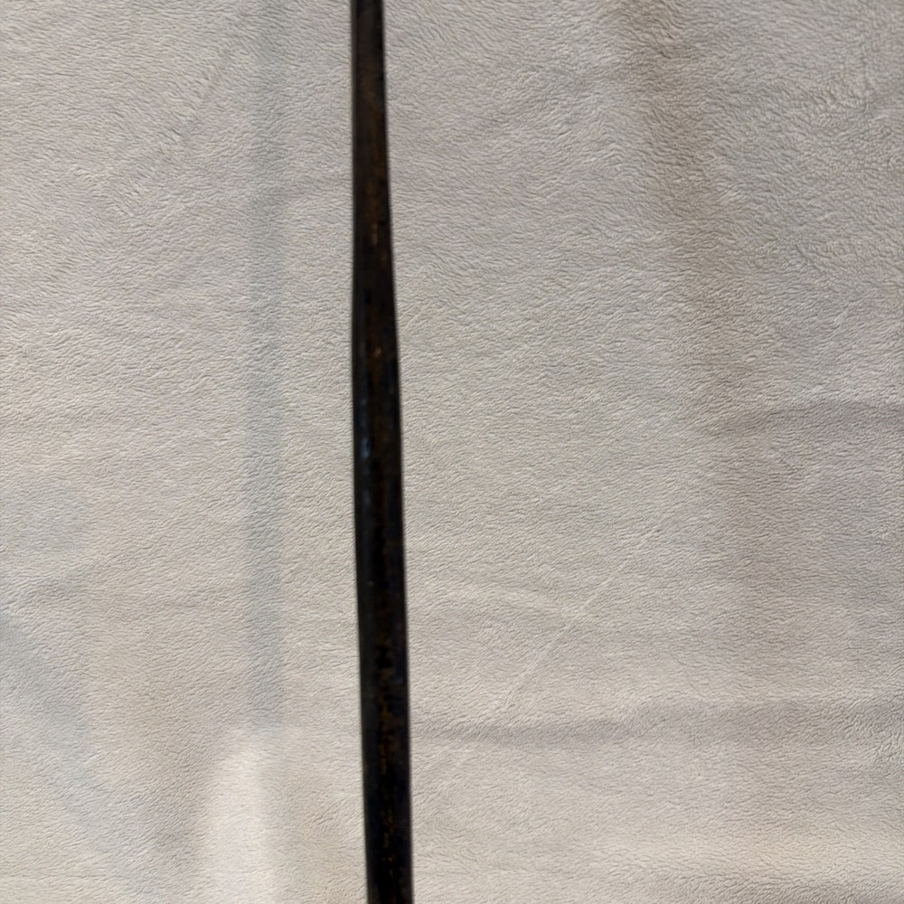 Antique 25” Flathead Screw Driver With Wood Handle