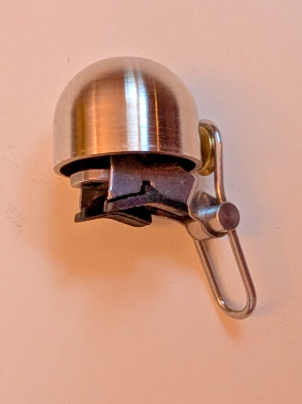 Spurcycle Bicycle Bell - original raw plus gold