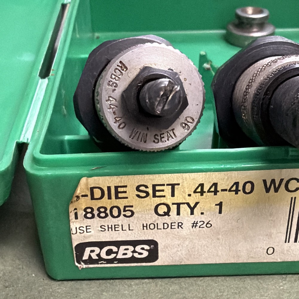 RCBS Reloading Dies # 18805 3pc. W/ Shell Holder