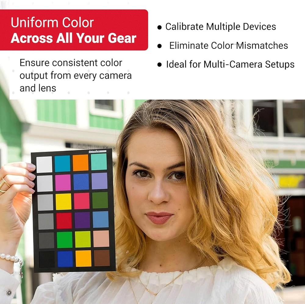 Color Target Chart for Consistent Color Across Multiple Camera Systems
