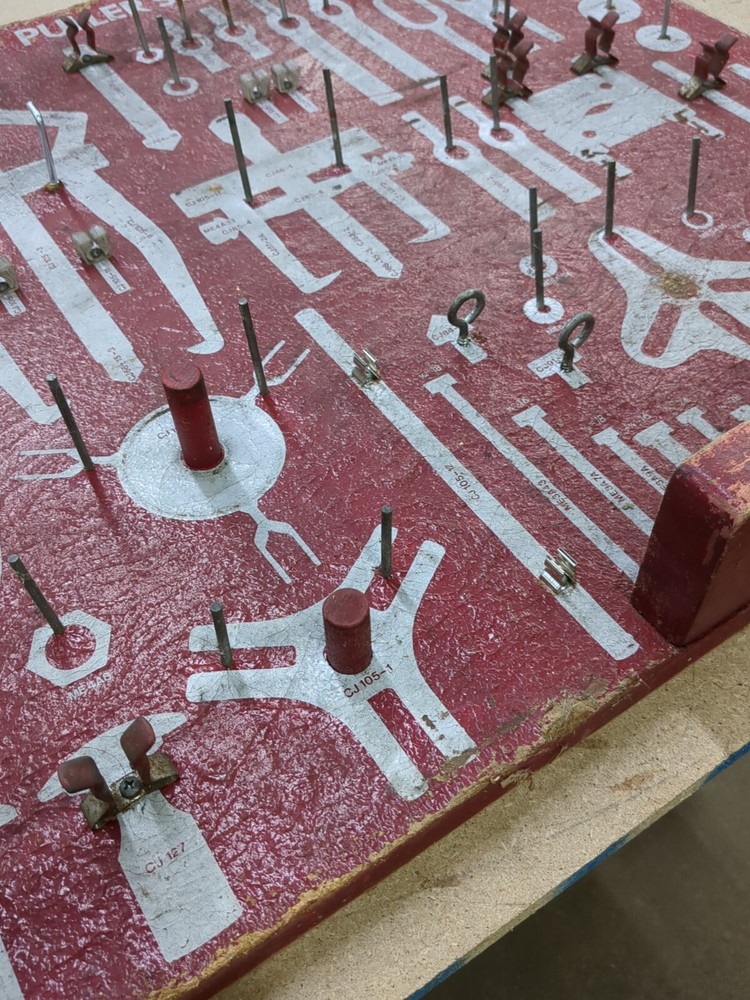 SNAP-ON CJ 2000 PULLER SET WALL STORAGE RACK BOARD DISPLAY 31-3/4" X 23-3/4"