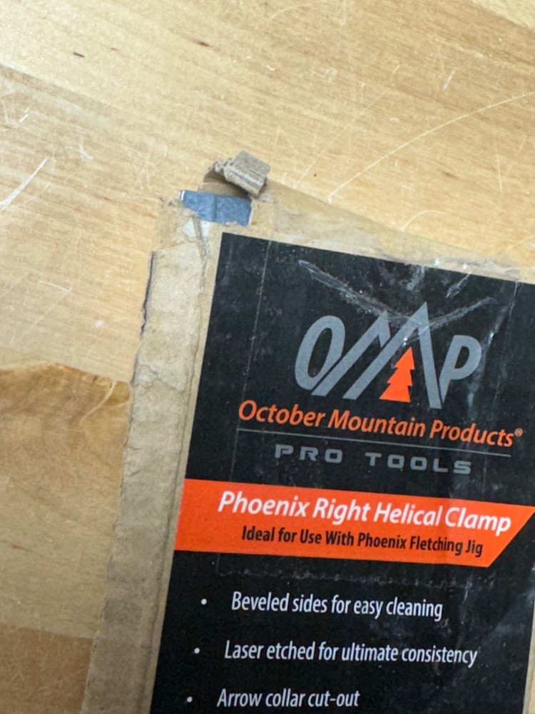 OMP October Mountain Phoenix Right Helical Clamp - Premium Archery Accessory