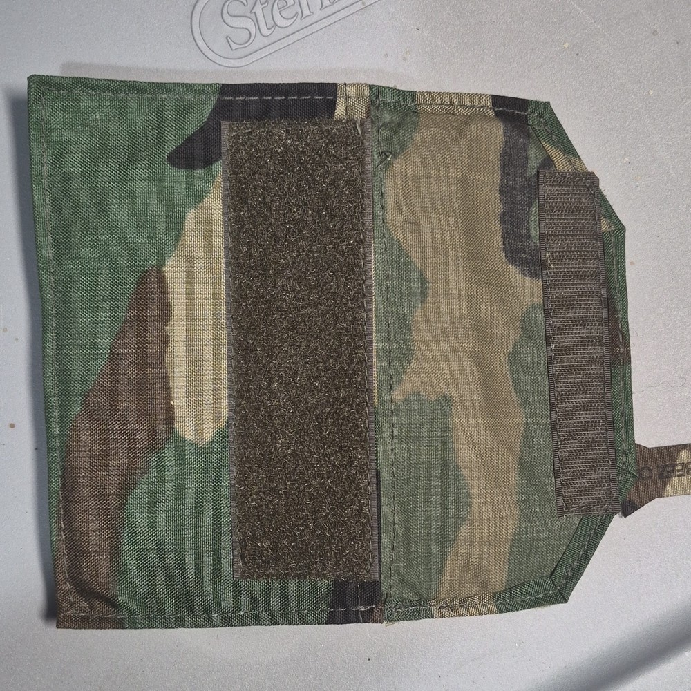 Woodland Camo Beez Combat Systems small admin pouch
