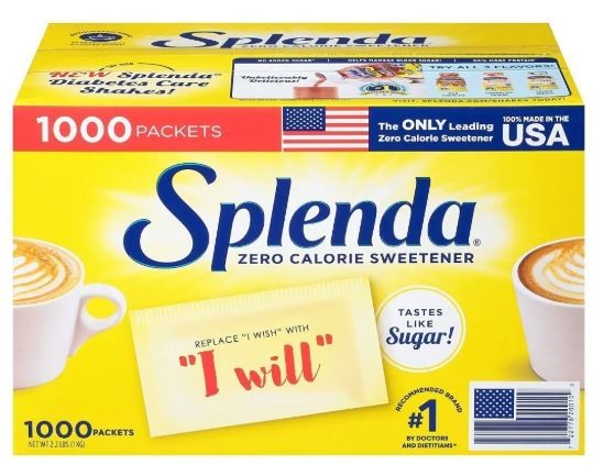 Splenda Zero Calorie Sweetener Packets (1,000 Count)