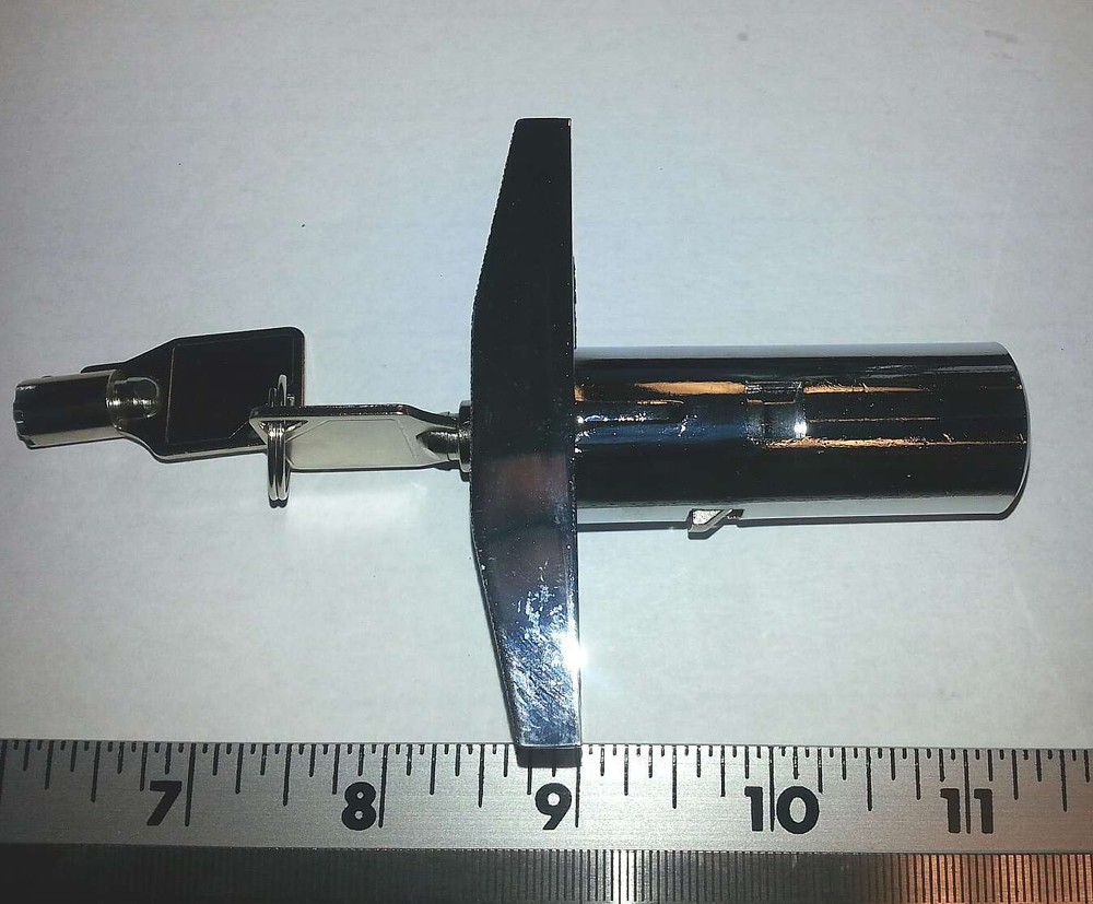 Vending machine T handle lock assembly w/ plug lock & 2 keys - New