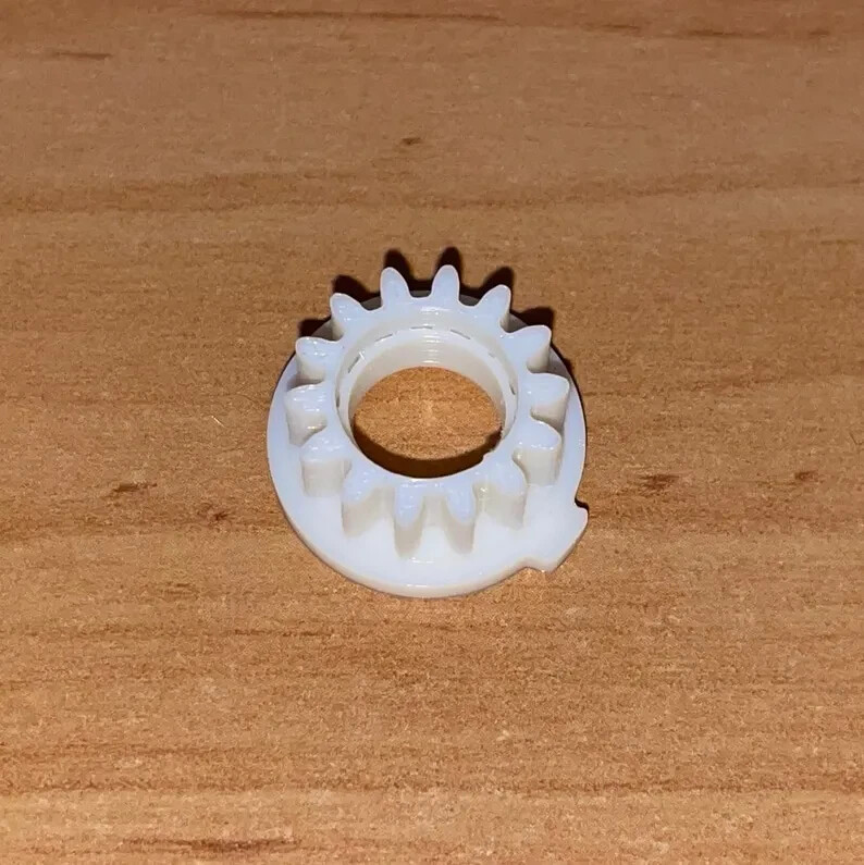 Technics SL-B2 SL-B3 turntable spindle gear replacement - 3D printed
