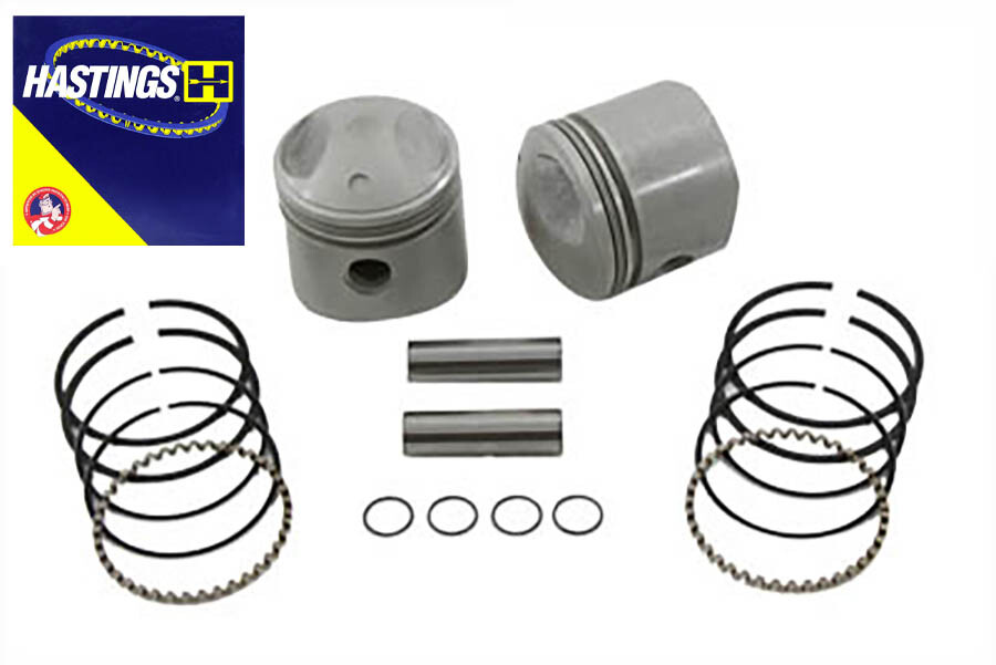 Replica 74 inch Overhead Valve Piston Set Standard Size fits Harley Davidson