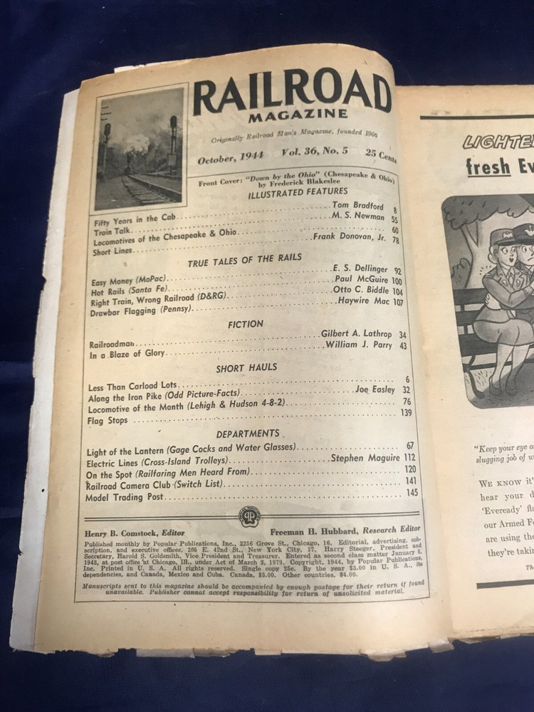 Railroad Magazine - October 1944