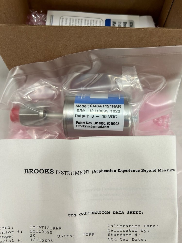 Brooks Instrument Capacitance Manometer CMCAT121RAR