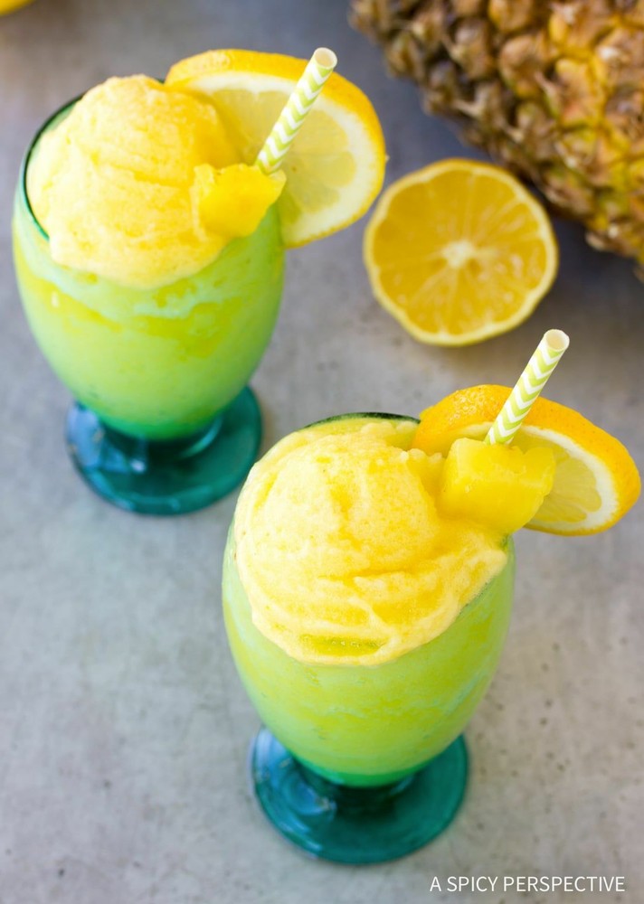 LEMON DROP VODKA/ RUM / MOSCATO WINE SLUSH MIX
