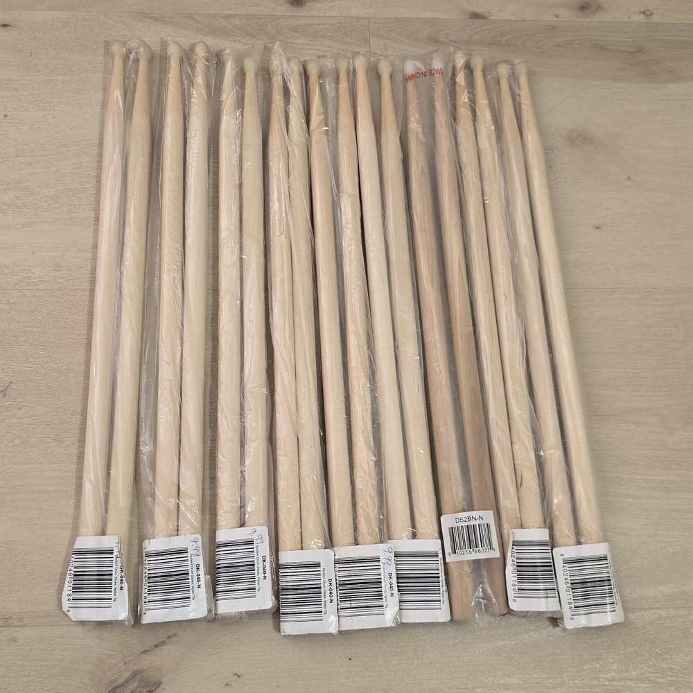 9 Pair Student Drumsticks Nylon Tip